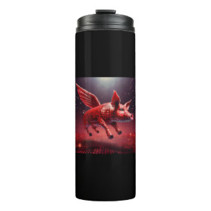 Who Says Pigs Can't Fly! Thermal Tumbler