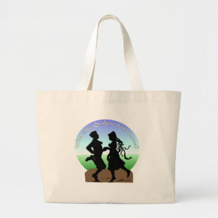 Who says Quakers don't dance? Large Tote Bag
