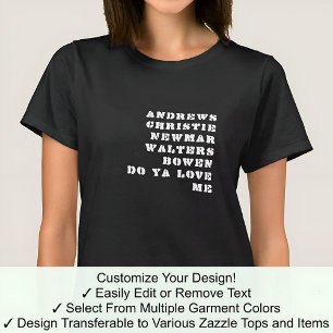 Who Shares My Name Famous Historical Celebrity 03W T-Shirt