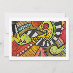 WHO SLICED MY TOMATO WITH A CUBIST KNIFE? INVITATION