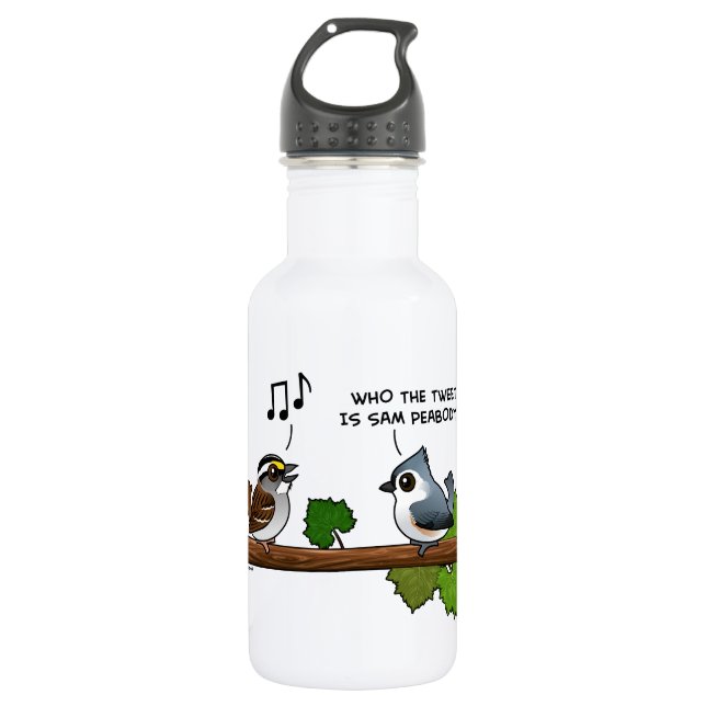 Who the Tweet? 532 Ml Water Bottle (Front)