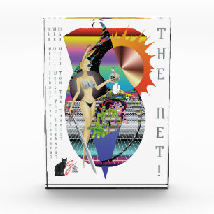 Who?TheNet! Colour Illustration Acrylic Block