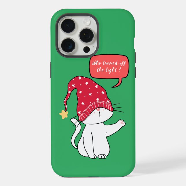 who turned off the light iPhone case (Back)