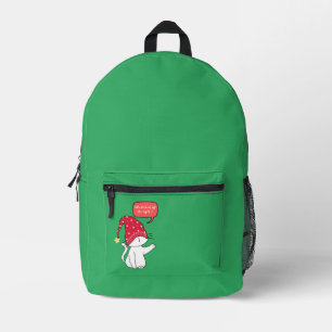 who turned off the light printed backpack