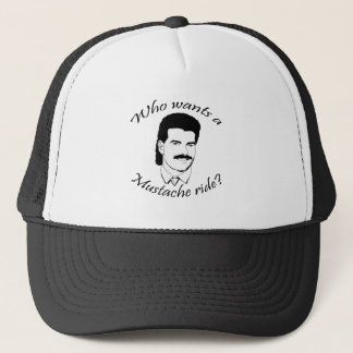 Who Wants a Moustache Ride? Trucker Hat