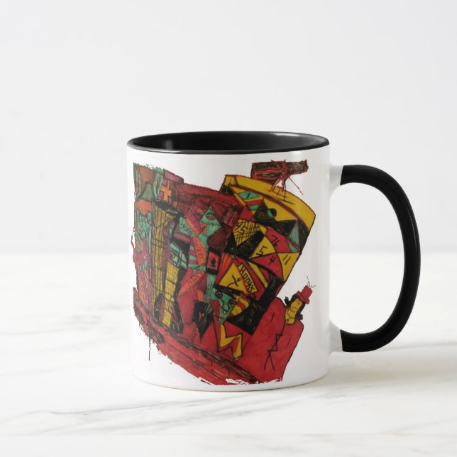 WHO WHAT WIN ink Mug (Right)