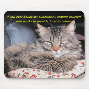 Who works for whom? Cat Meme Mouse Mat