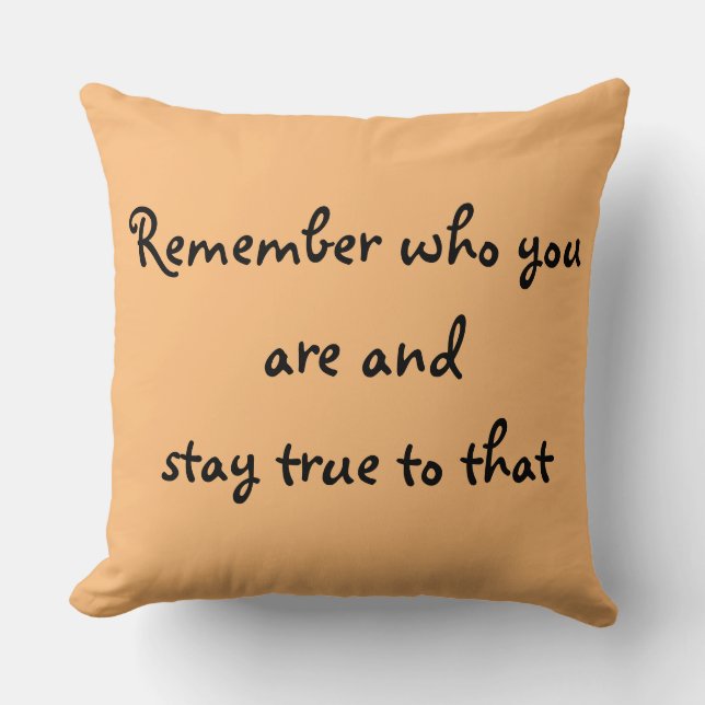 Who You Are Cushion (Front)