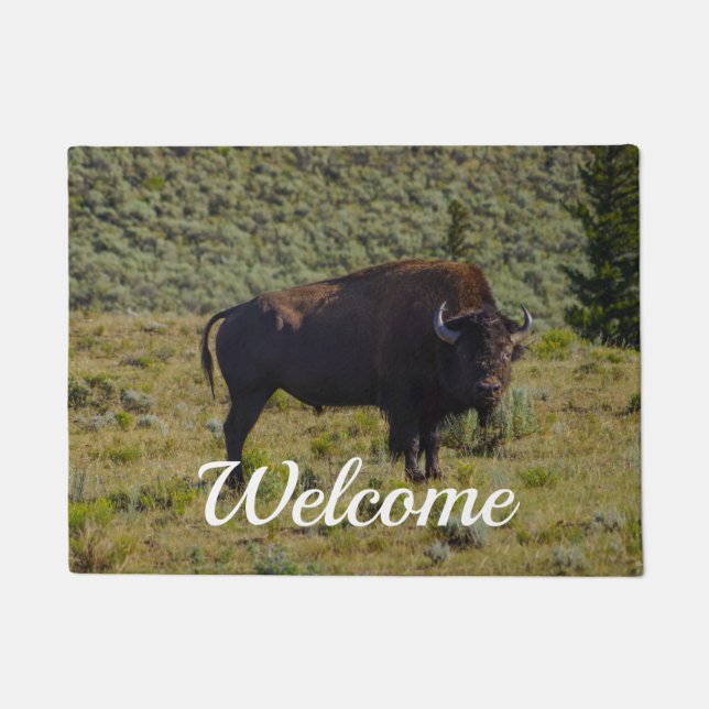 Who You Looking At Welcome Doormat (Front)
