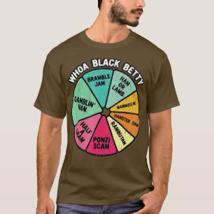 Whoa Black Betty Funny 70s Classic Rock Music Pie T-Shirt