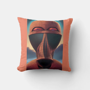 Whoa Ken Gauge Psychedelic Sci-Fi Cushion