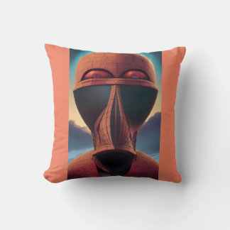 Whoa Ken Gauge Psychedelic Sci-Fi Cushion