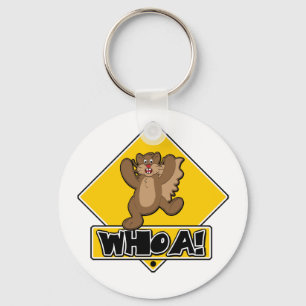 Whoa Squirrel Key Ring