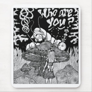 whoareyoubw mouse mat