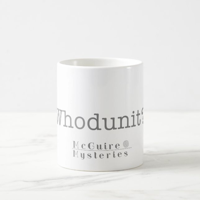 "Whodunit?" Coffee Mug (Center)