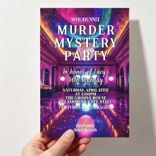 whodunit murder mystery Murder on the dance floor Invitation