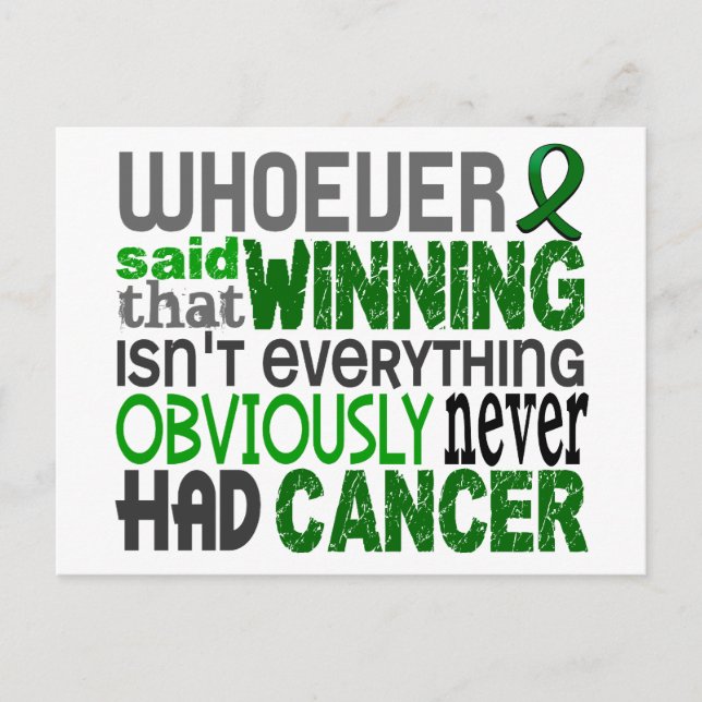 Whoever Said Liver Cancer Postcard (Front)
