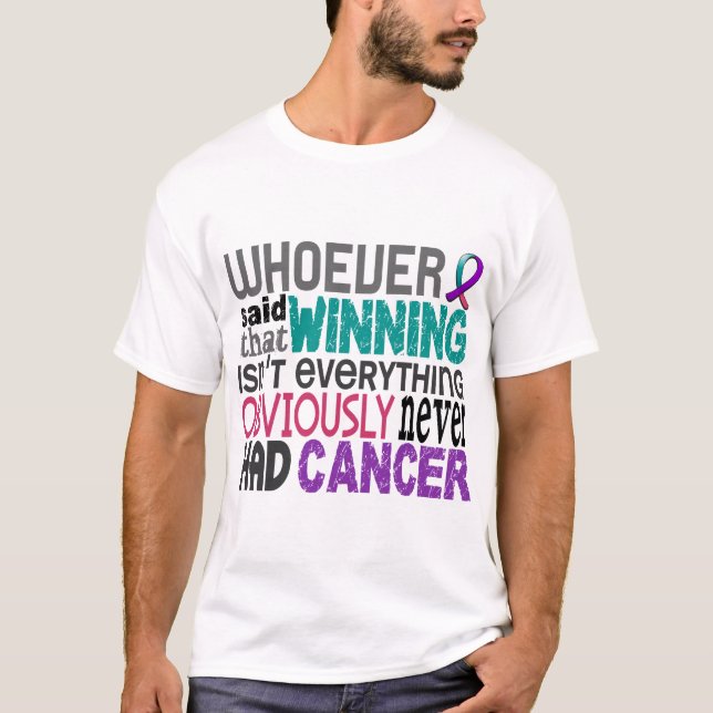 Whoever Said Thyroid Cancer T-Shirt (Front)