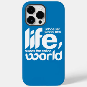 Whoever saves one life Case-Mate iPhone 14 pro max case