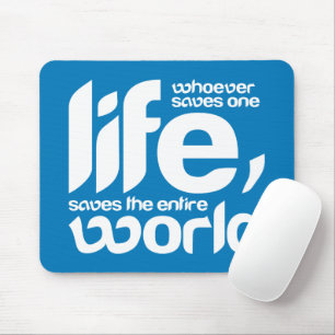 Whoever saves one life mouse mat