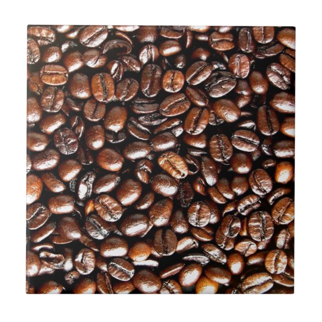 Whole Bean Coffee Pattern Tile (Front)