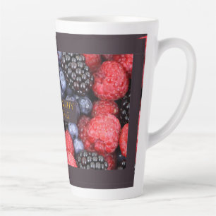 Whole Berry Appetite Healthy Lifestyle Premium Latte Mug