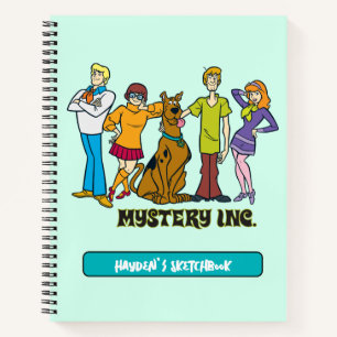 Whole Gang 12 Mystery Inc Drawing Notebook