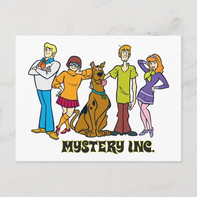 Whole Gang 12 Mystery Inc Postcard (Front)