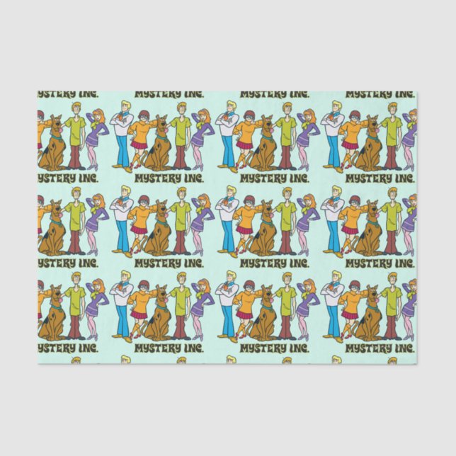 Whole Gang 12 Mystery Inc Tissue Paper (Front)