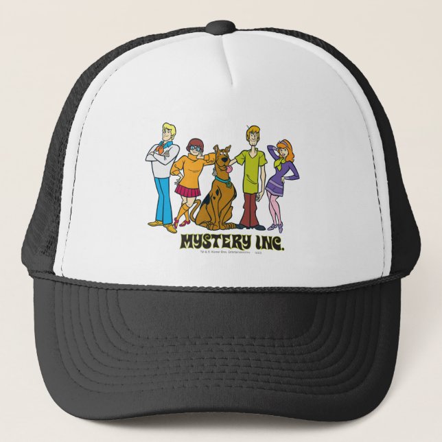 Whole Gang 12 Mystery Inc Trucker Hat (Front)