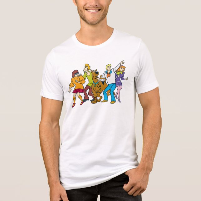 Whole Gang 13 Mystery Inc Tri-Blend Shirt (Front)