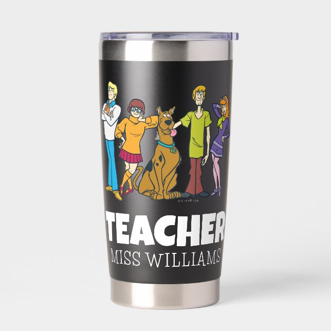 Whole Gang 14 Mystery Inc Teacher Insulated Tumbler (Left)