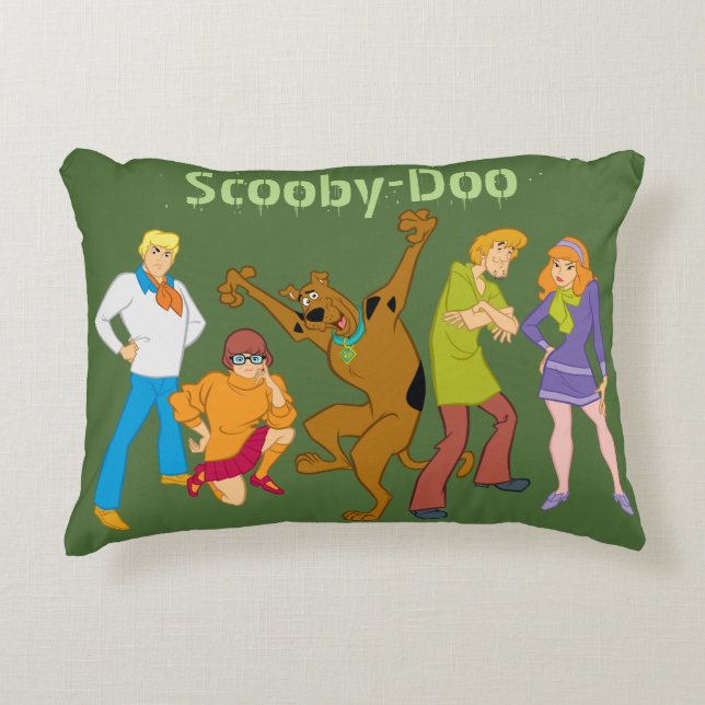 Whole Gang 16 Mystery Inc Decorative Cushion (Front)