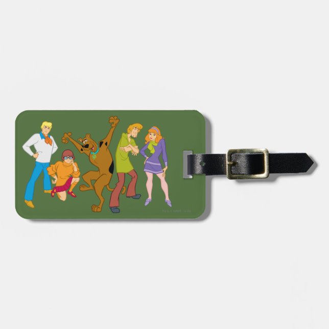 Whole Gang 16 Mystery Inc Luggage Tag (Front Horizontal)