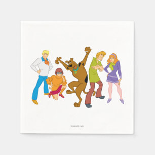 Whole Gang 16 Mystery Inc Napkin