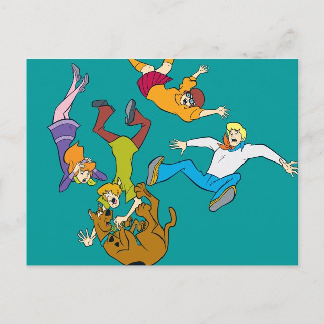 Whole Gang 17 Mystery Inc Postcard (Front)