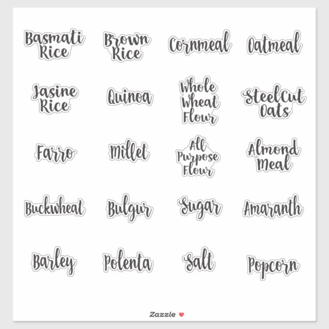 Whole Grains pantry storage canister (Sheet)