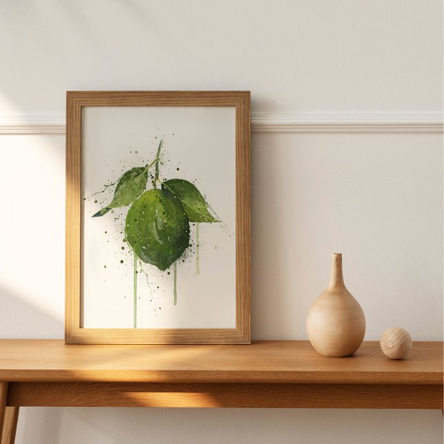 Whole Lime Fruit  Poster (Creator Uploaded)