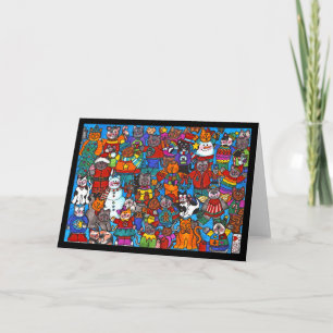 Whole Lot of Cats Card