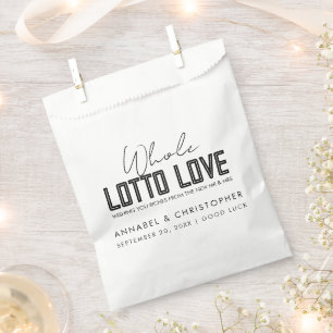 whole lotto love casino chips Lottery Tickets Favour Bags