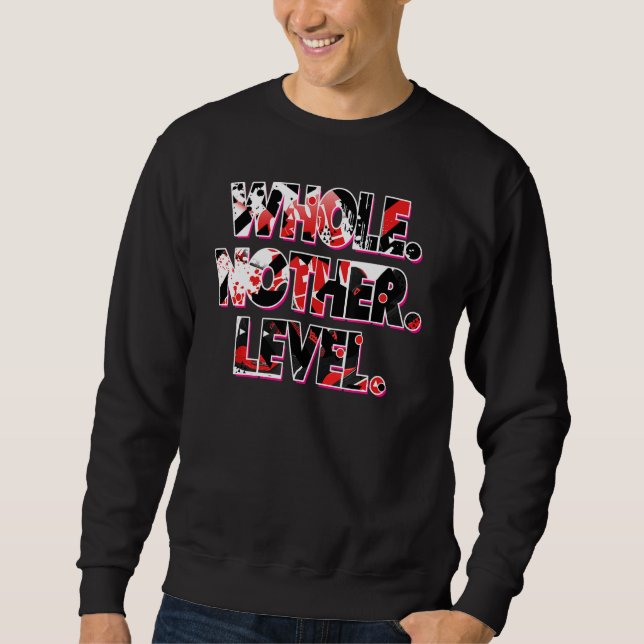 Whole Nother Level Red Thunder 4s Sweatshirt (Front)