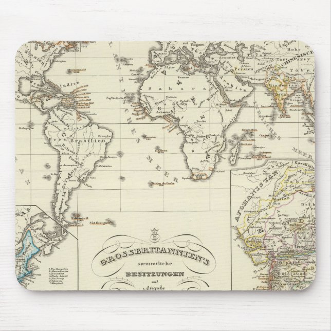 Whole of the UK Mouse Mat (Front)