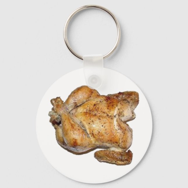 Whole Roast Chicken Key Ring (Front)