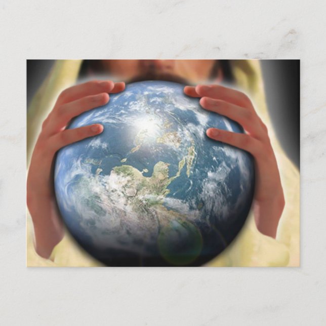Whole World in His Hands Postcard (Front)
