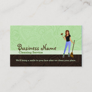 Wholesale House cleaner business cards