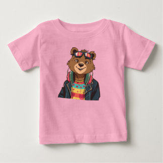 Wholesome Bear – Cozy, Colorful and Heartwarming Baby T-Shirt
