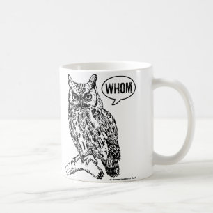 Whom Owl Grammar Mug English Teacher