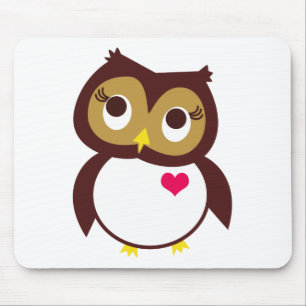 Whoo Loves You Mouse Mat