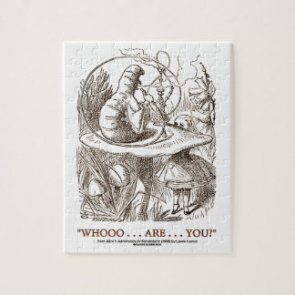 Whooo...Are...You? (Alice and the Caterpillar) Jigsaw Puzzle
