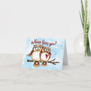 Whooo Loves You? Card